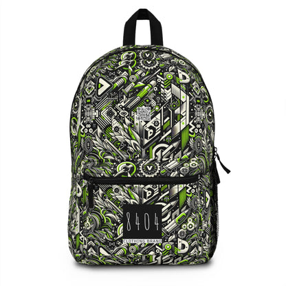 Graffiti Tech Fusion Bold Streetwear Fusion Backpack - 8404 Design-59