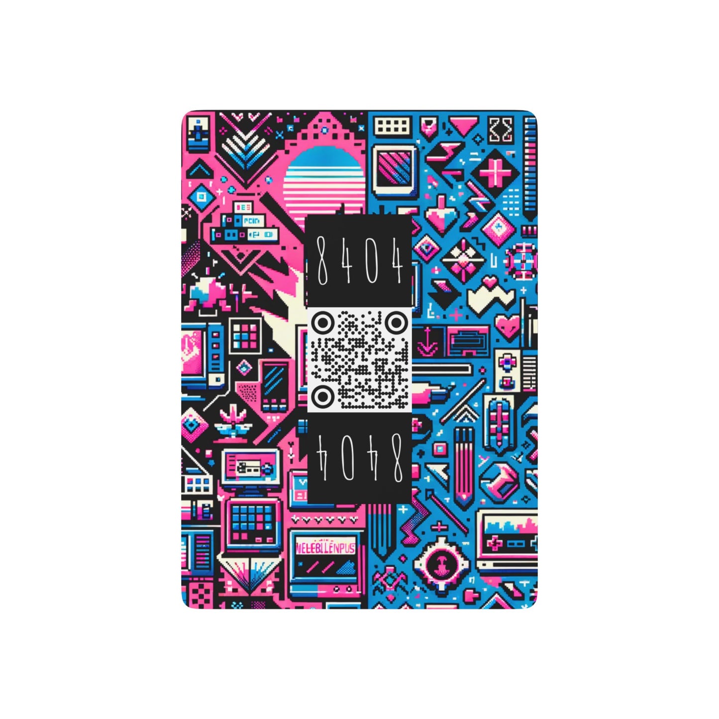 Digital Rebellion Youthful Streetwear with a Rebellious Digital Twist Poker Playing Cards - 8404 Design-63 B