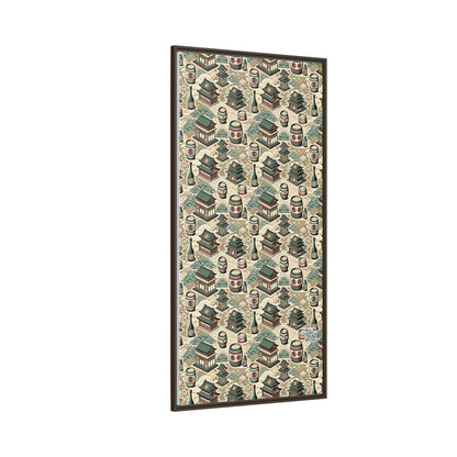 Cultural Artisanal Fusion Contemporary Cultural Elegance Matte Canvas, Framed (multi-Color) - 8404 Design-68 B
