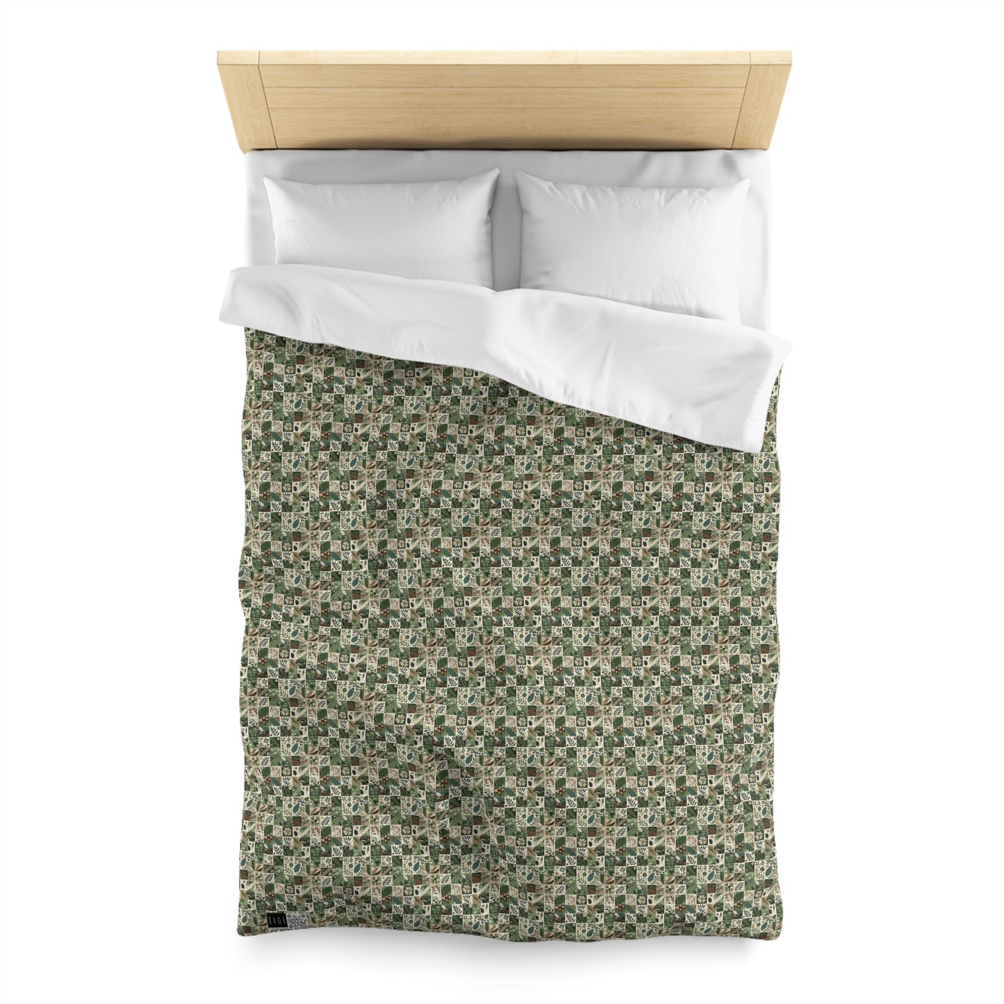 Streetwear Sustainability Environmentally Conscious Streetwear with a Natural Aesthetic Microfiber Duvet Cover - 8404 Design-57