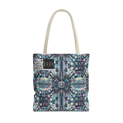 Digital Renaissance Tech-Forward Maximalism Tote Bag - 8404 Design-44