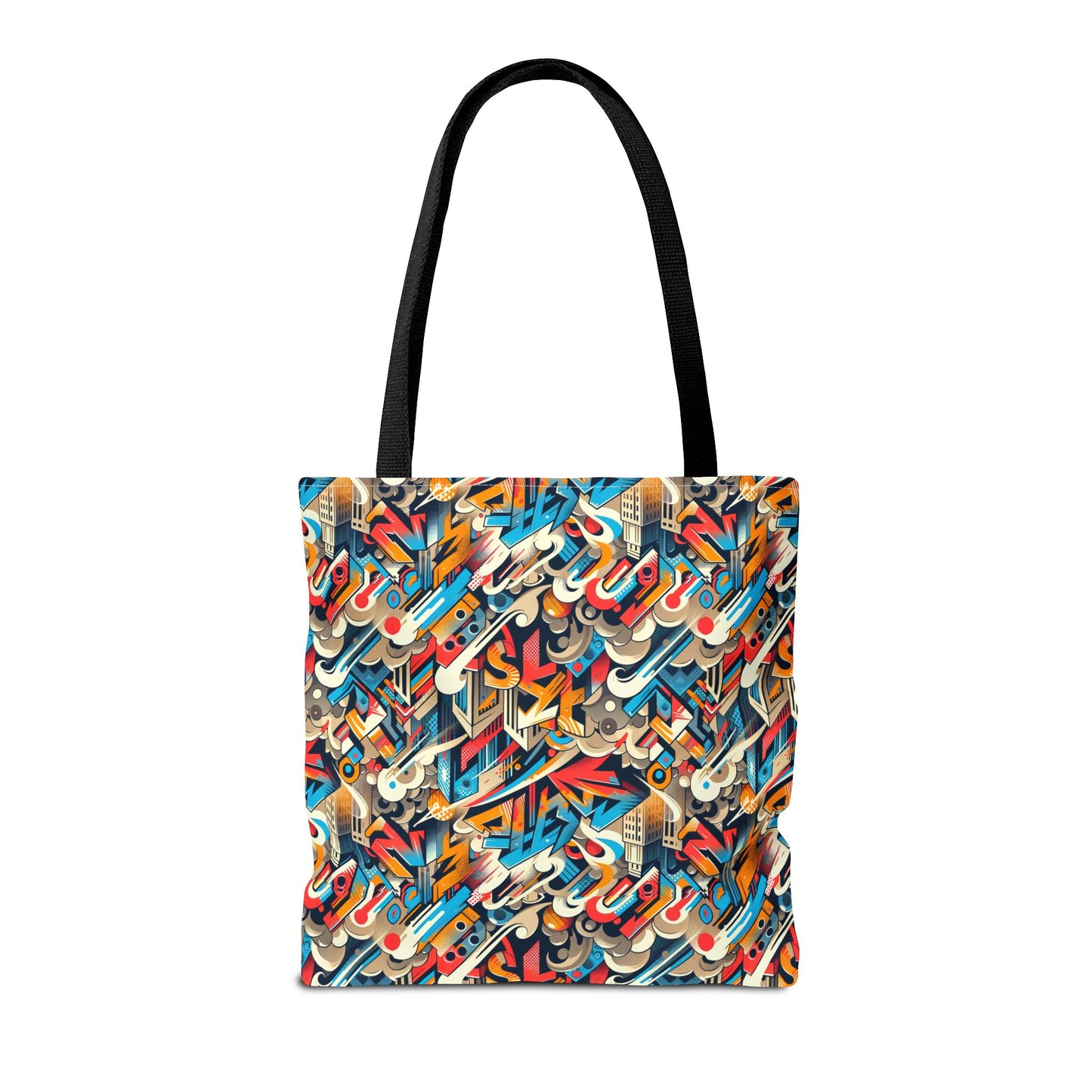 Neo-Traditional Street Art Modern Street Art Fusion Tote Bag - 8404 Design-44