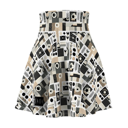 Elevated Athleisure Modern Sophistication With Sporty Elements Women's Skater Skirt - 8404 Design-57