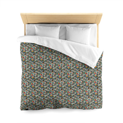 Graffiti Fusion Modern Street Art Fusion Microfiber Duvet Cover - 8404 Design-58