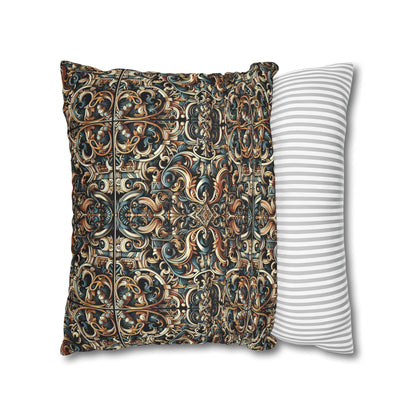 Urban Renaissance Historical Fusion With Street Edge Spun Polyester Square Pillowcase - 8404 Design-59