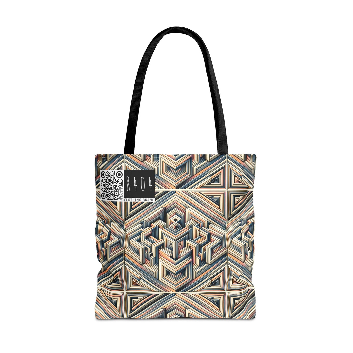 Tech Illusion Graphics Futuristic Artistry Tote Bag - 8404 Design-52
