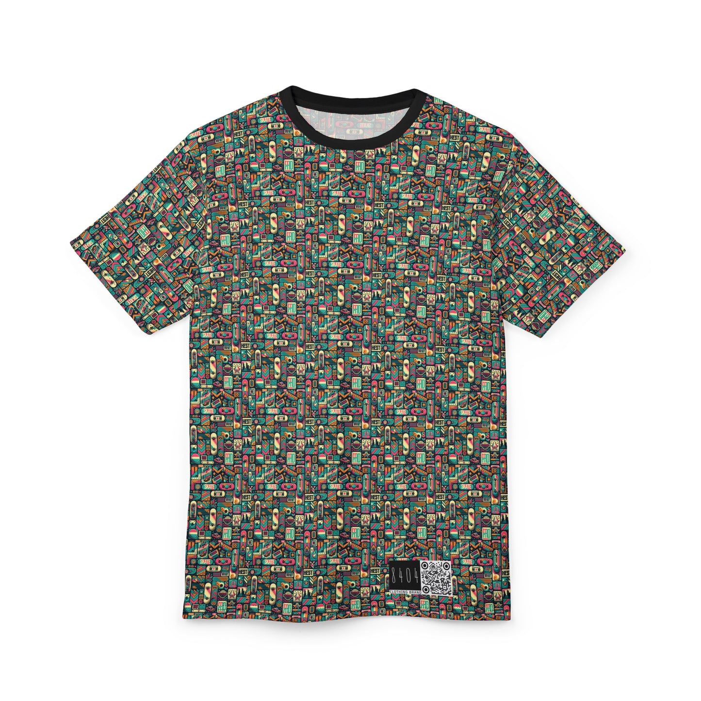 Skate Culture Revival Urban Retro Cool Unisex Cut & Sew Tee - 8404 Design-61