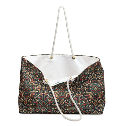 Streetwear Renaissance Artistic Clash of Old and New Weekender Bag - 8404 Design-46