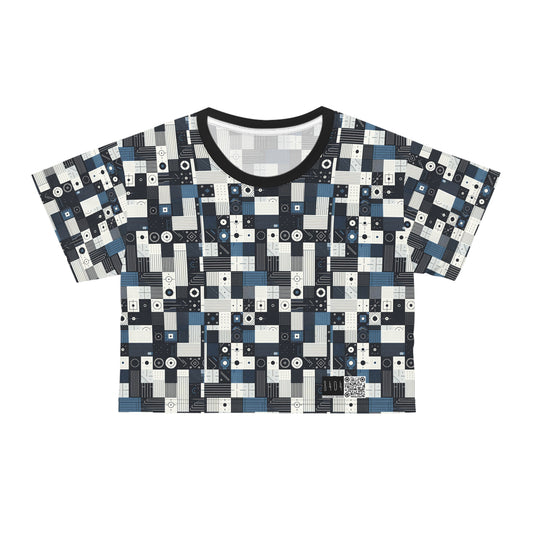 Minimalist Athleisure Minimalist Tech Crop Tee - 8404 Design-39