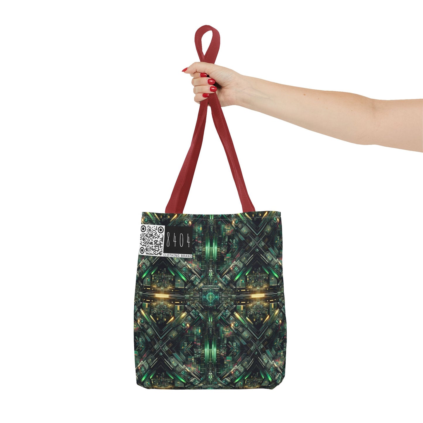 Tech Noir Graphics Tech-Inspired Streetwear Tote Bag - 8404 Design-56