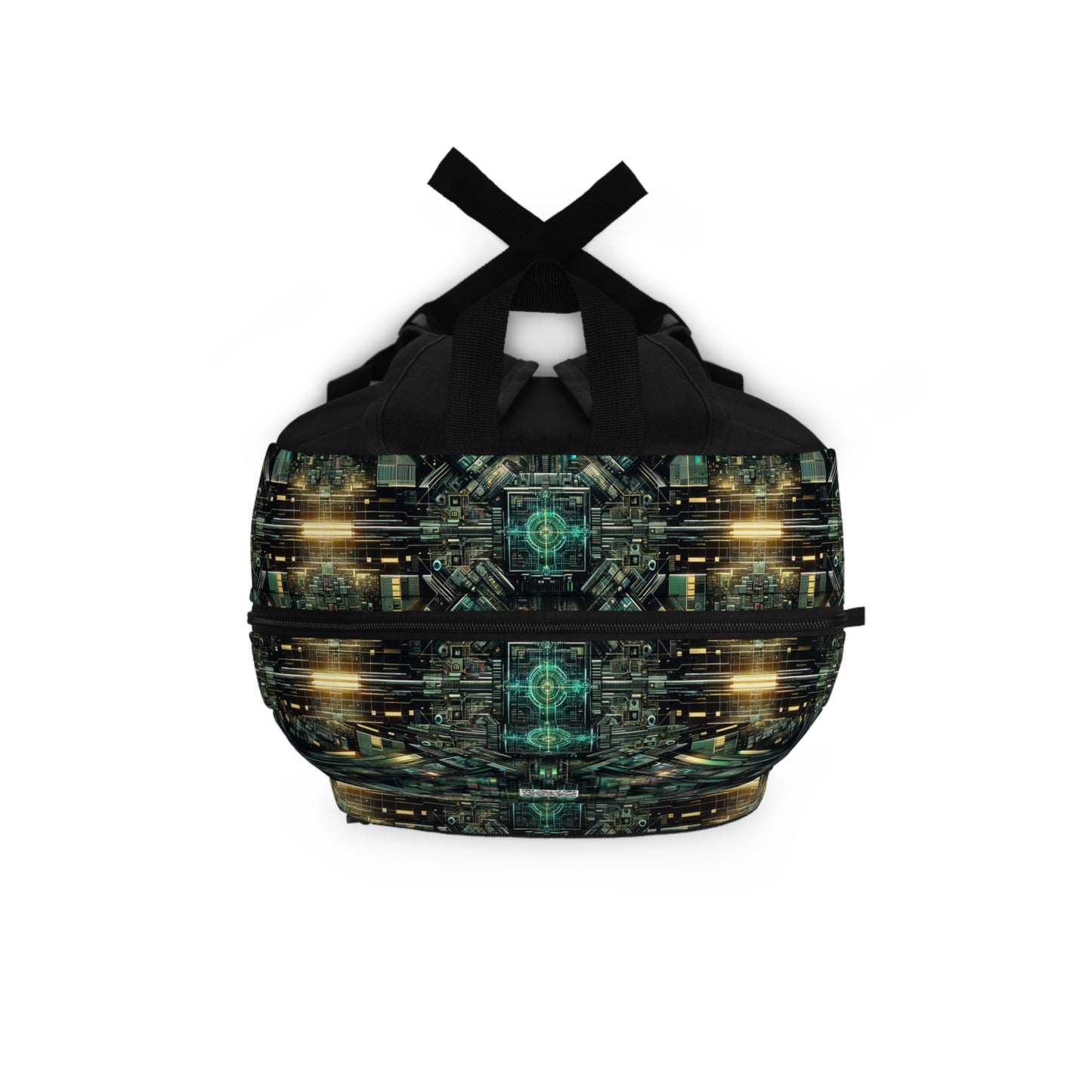 Tech Noir Graphics Tech-Inspired Streetwear Backpack - 8404 Design-56