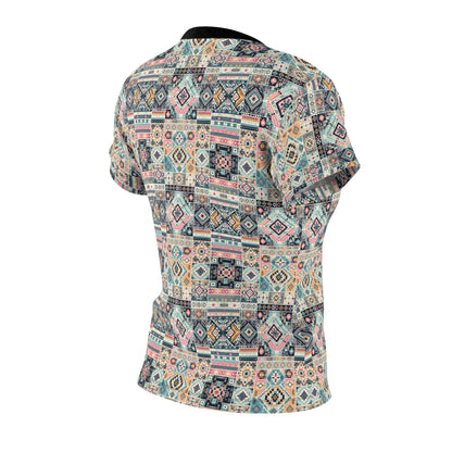 Digital Artisanal Fusion Digital Artisanal Women's Cut & Sew Tee - 8404 Design-55