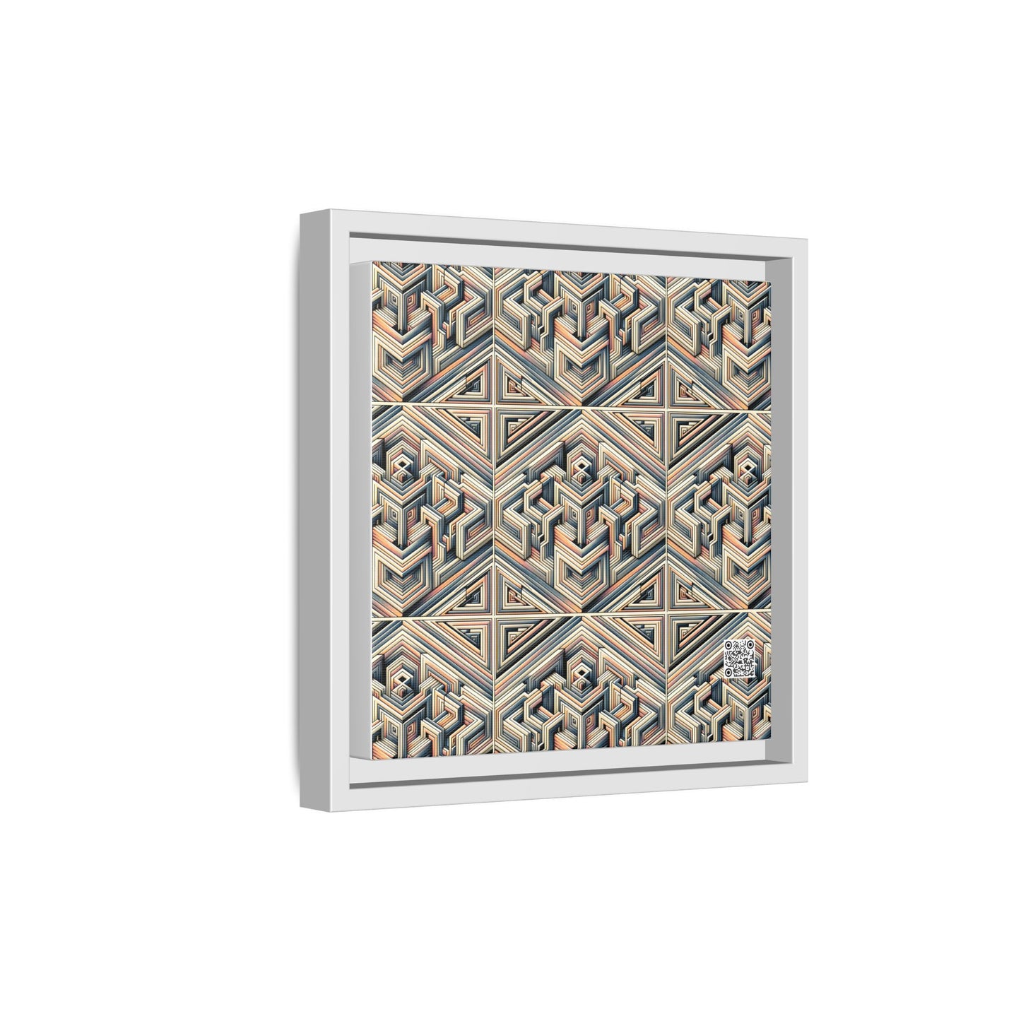 Tech Illusion Graphics Futuristic Artistry Matte Canvas, Framed (multi-color) - 8404 Design-52 B