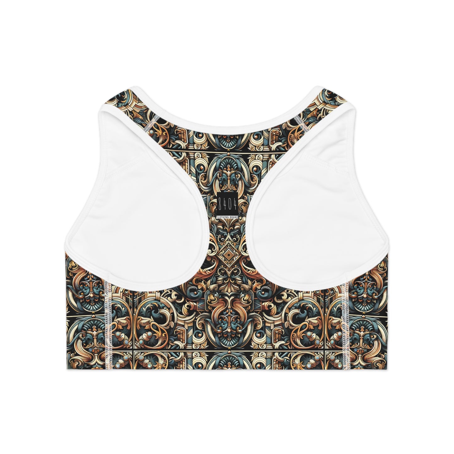 Urban Renaissance Historical Fusion With Street Edge Sports Bra - 8404 Design-59