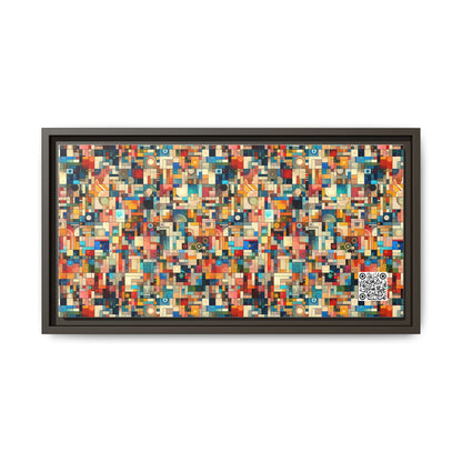 Digital Artistic Expression Artistic Streetwear Matte Canvas, Framed (multi-Color) - 8404 Design-46 B