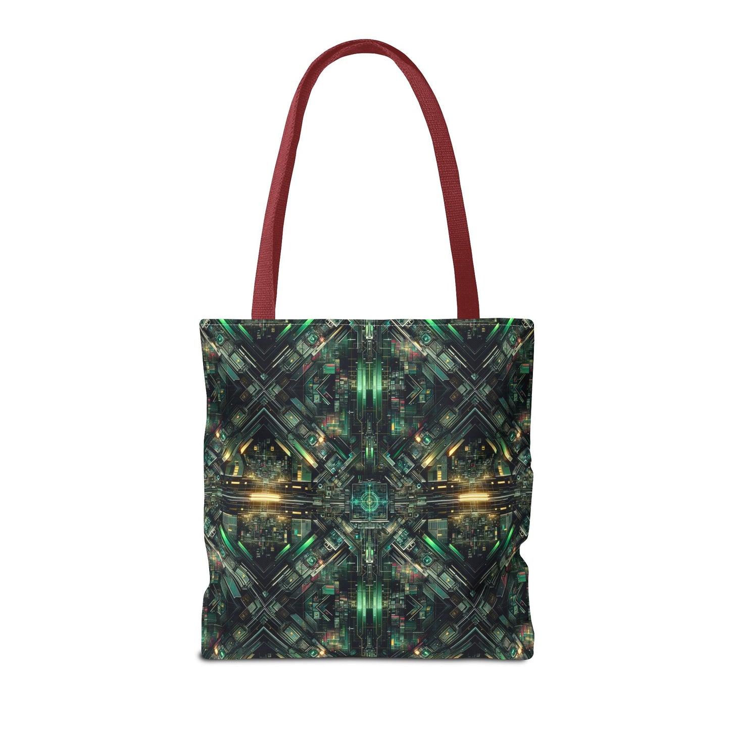 Tech Noir Graphics Tech-Inspired Streetwear Tote Bag - 8404 Design-56