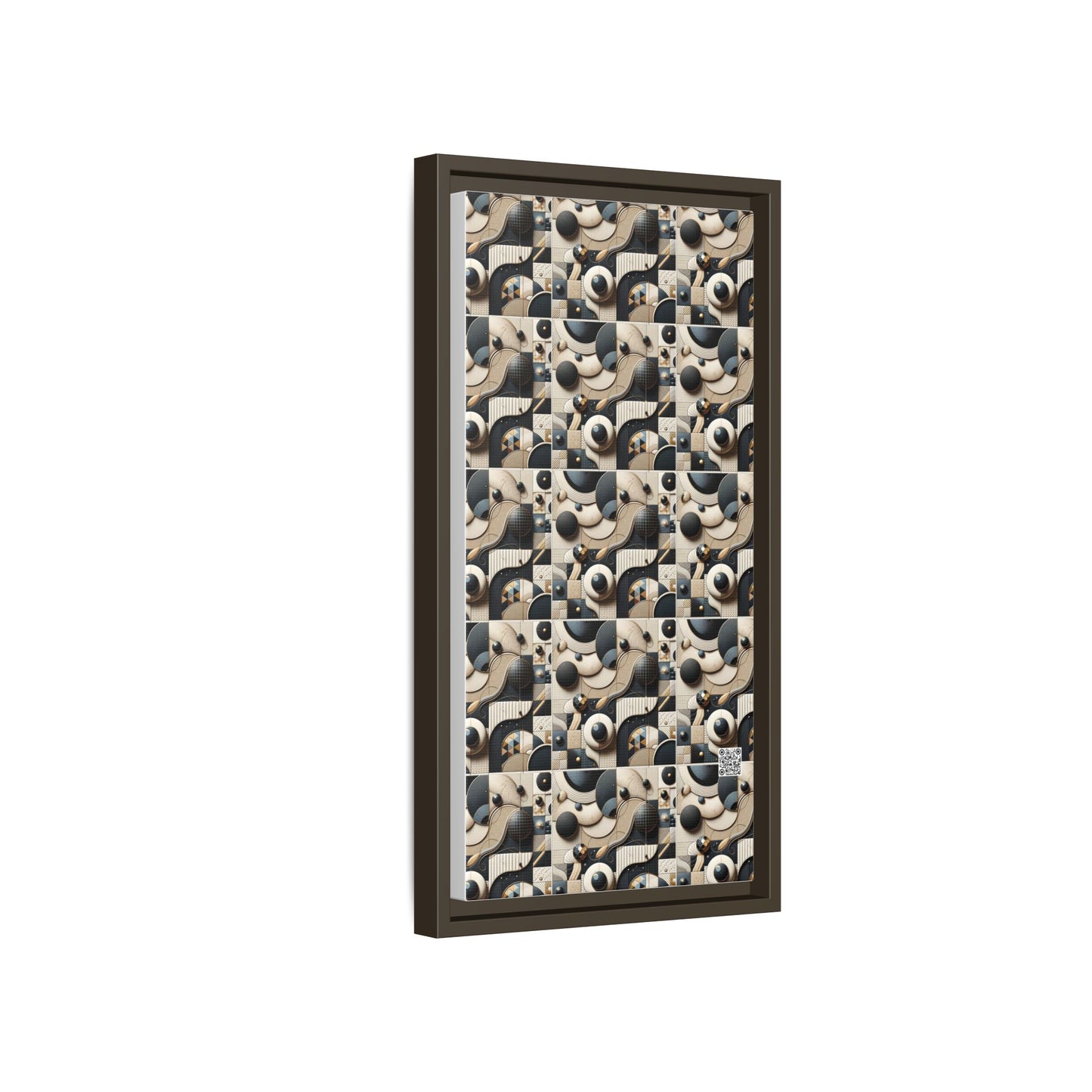 Tech-forward Luxe Streetwear Tech Luxe Fusion Matte Canvas, Framed (multi-color) - 8404 Design-71 B