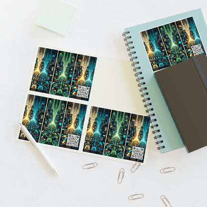 Cyber Punk Graphics Tech-Inspired Cyberpunk Sticker Sheets - 8404 Design-67