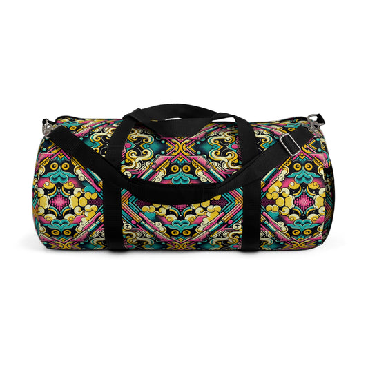 Neon Pop Art Revival Pop Culture Retro Duffel Bag - 8404 Design-59