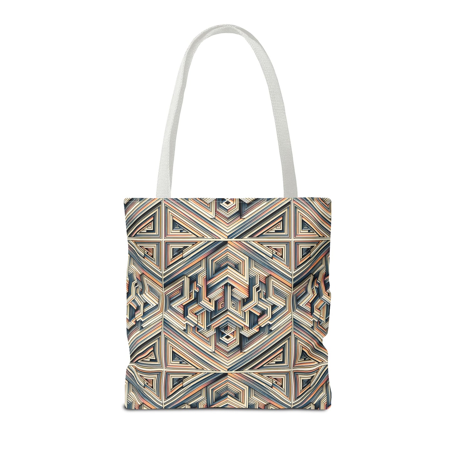Tech Illusion Graphics Futuristic Artistry Tote Bag - 8404 Design-52