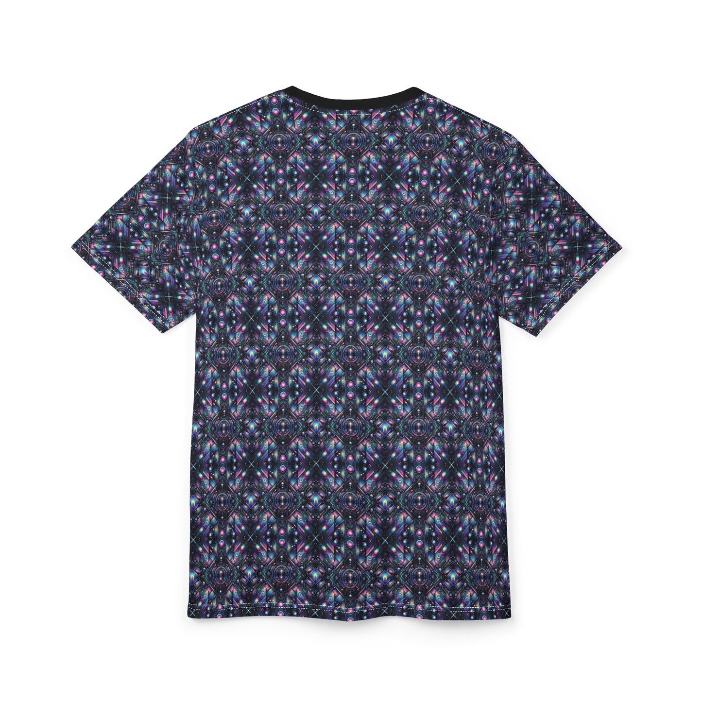 Galactic Hues Tech-Forward Cosmic Fusion Unisex Cut & Sew Tee - 8404 Design-58