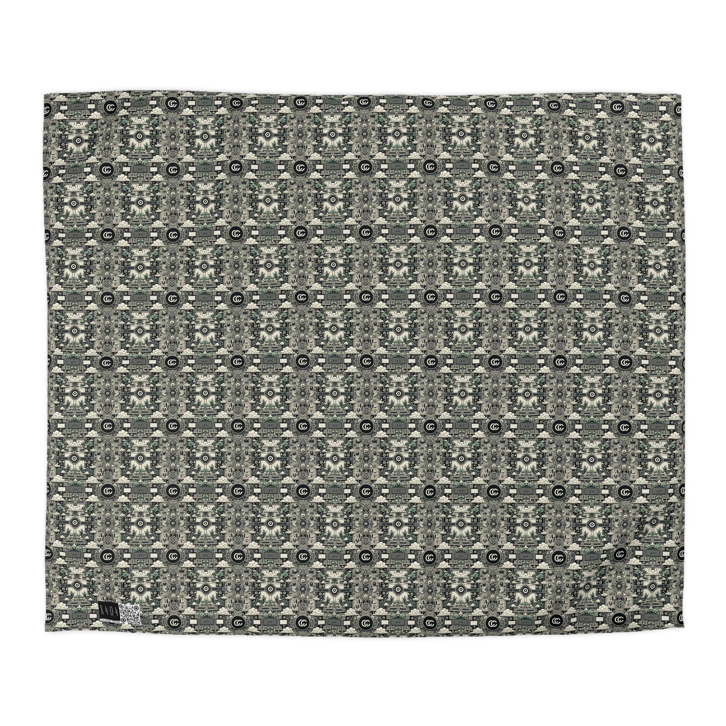 Cyber Garden Party Tech Garden Extravaganza Microfiber Duvet Cover - 8404 Design-54