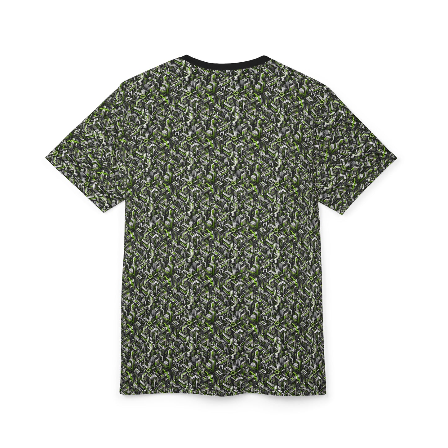Graffiti Tech Fusion Bold Streetwear Fusion Unisex Cut & Sew Tee - 8404 Design-53