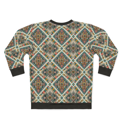 Cultural Fusion Tech Blend of Cultural Heritage With Tech-Inspired Elements Sweatshirt - 8404 Design-64
