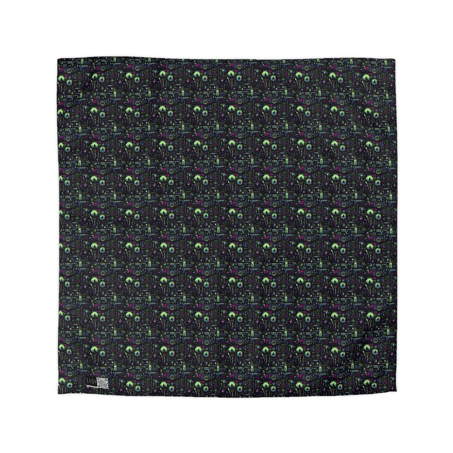 Tech Noir Futuristic Cyberpunk Microfiber Duvet Cover - 8404 Design-63