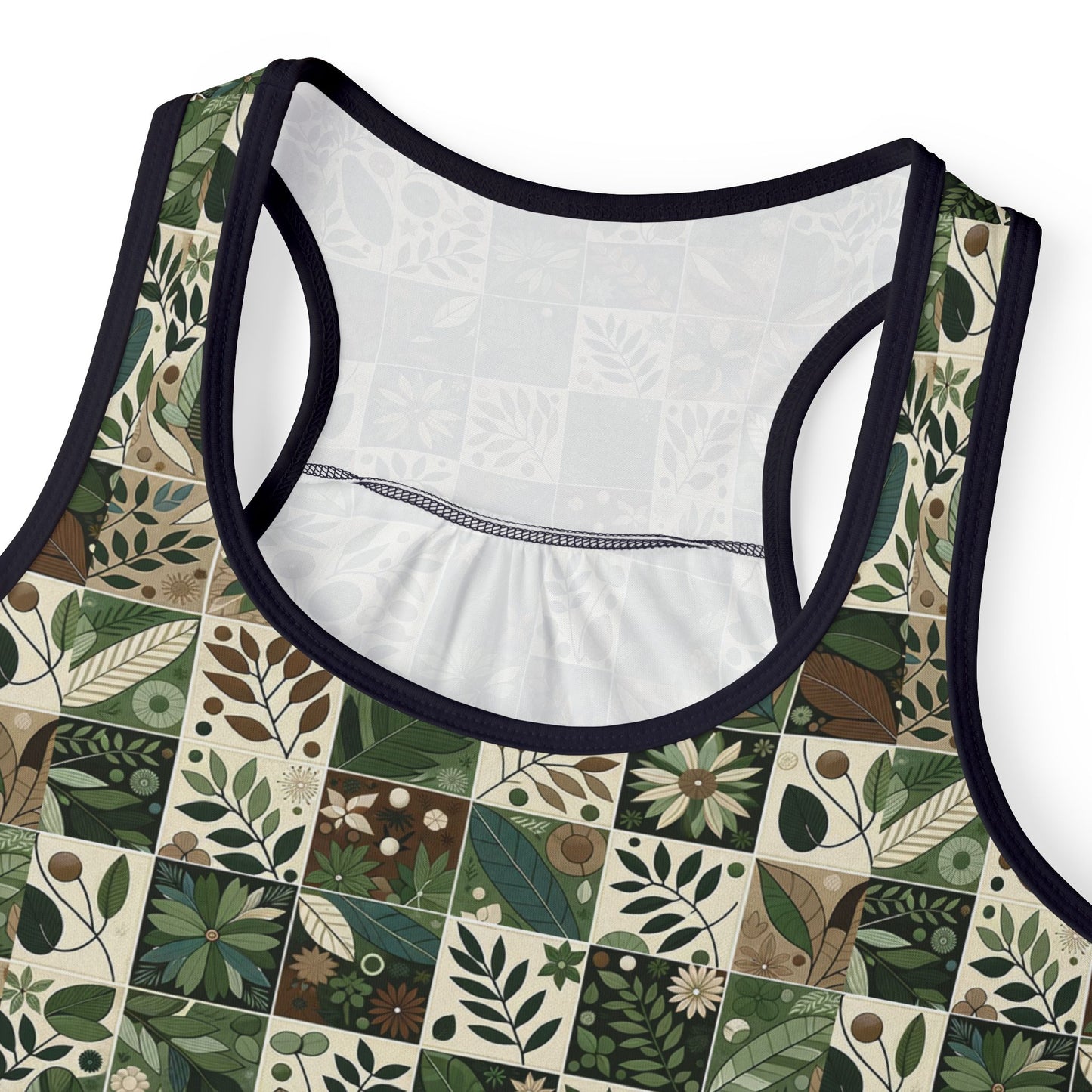 Streetwear Sustainability Environmentally Conscious Streetwear with a Natural Aesthetic Women's Tank Top - 8404 Design-57