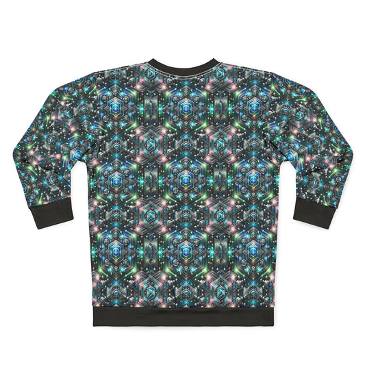 Tech-Infused Futurism Futuristic Tech Sweatshirt - 8404 Design-63