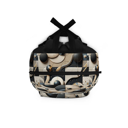 Tech-forward Luxe Streetwear Tech Luxe Fusion Backpack - 8404 Design-71