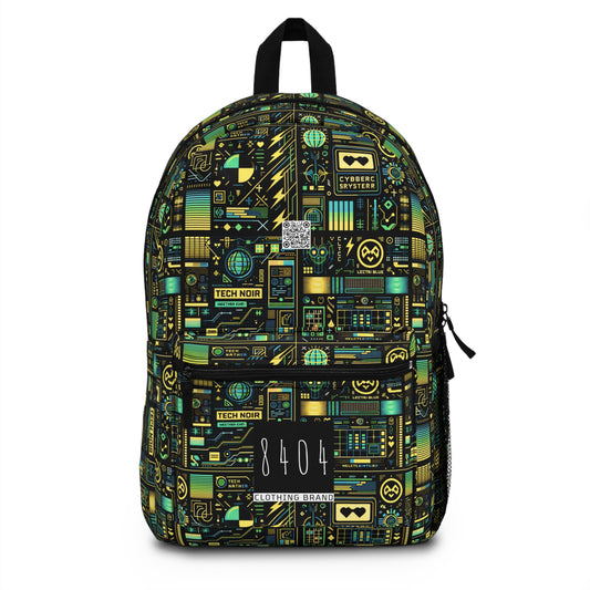 Digital Dystopia Tech Noir Backpack - 8404 Design-57