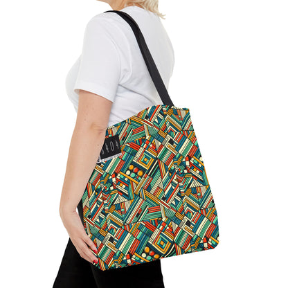 Abstract Graphic Art Modern Artistic Expression Tote Bag - 8404 Design-67