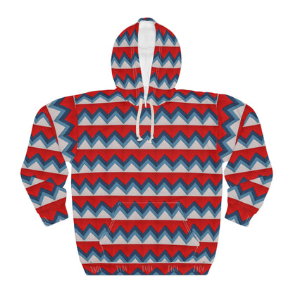 8404's Unisex Adult "chevrons" Fashion Pullover Hoodie