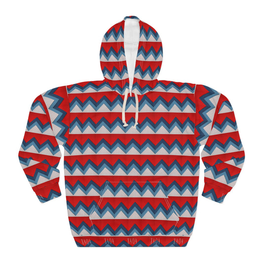 8404's Unisex Adult "chevrons" Fashion Pullover Hoodie