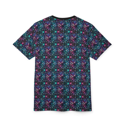 Galactic Hues Tech-forward cosmic fusion Unisex Cut & Sew Tee - 8404 Design-59