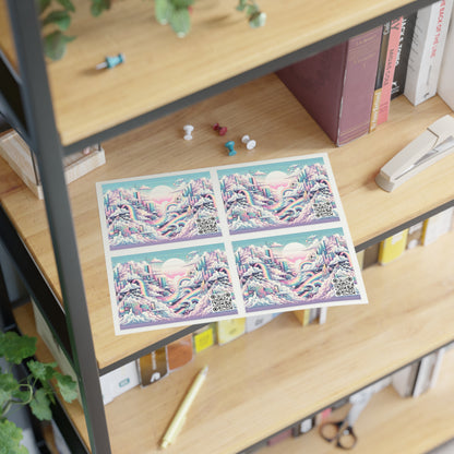 Digital Dreamland Whimsical and Nostalgic Streetwear With a Digital Twist Sticker Sheets - 8404 Design-59