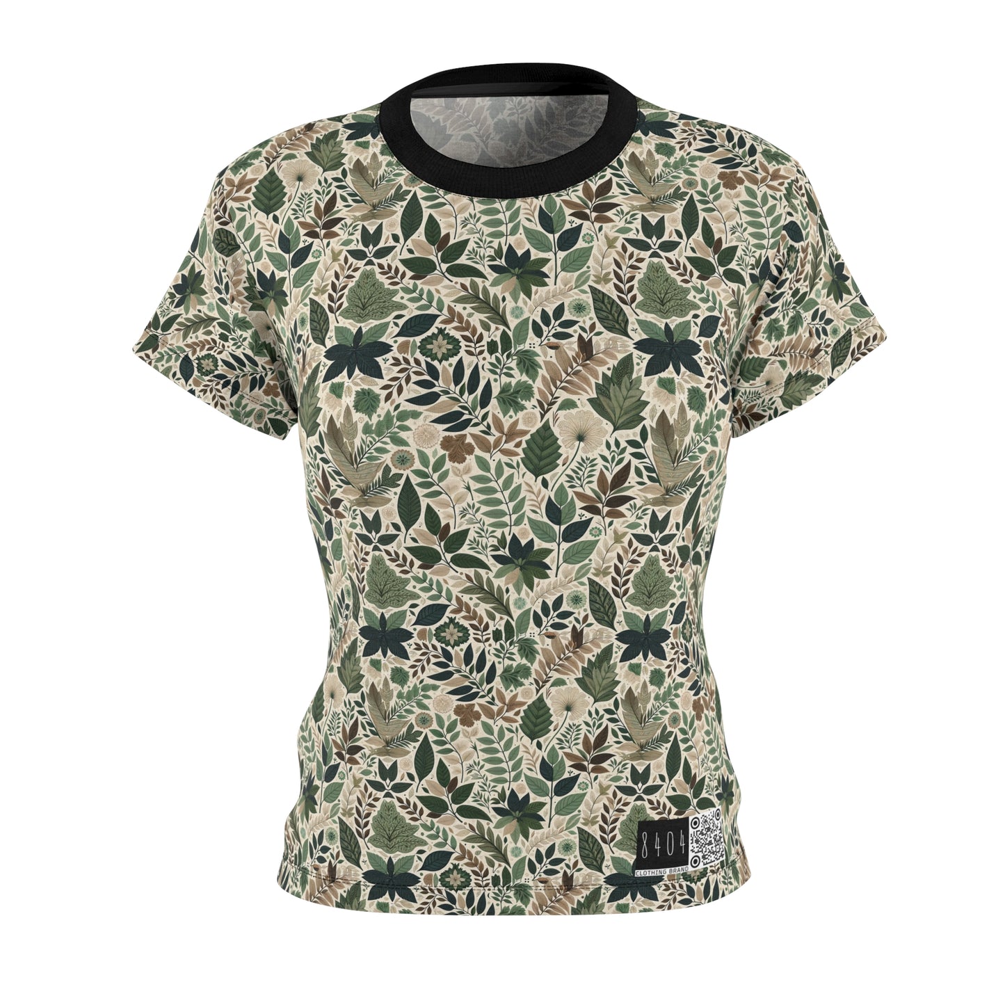 Streetwear Sustainability Environmentally Conscious Streetwear with a Natural Aesthetic Women's Cut & Sew Tee - 8404 Design-57