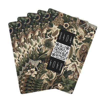 Streetwear Safari Urban Jungle Explorer Poker Playing Cards - 8404 Design-62 B