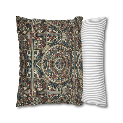 Urban Renaissance Historical Fusion With Street Edge Spun Polyester Square Pillowcase - 8404 Design-57
