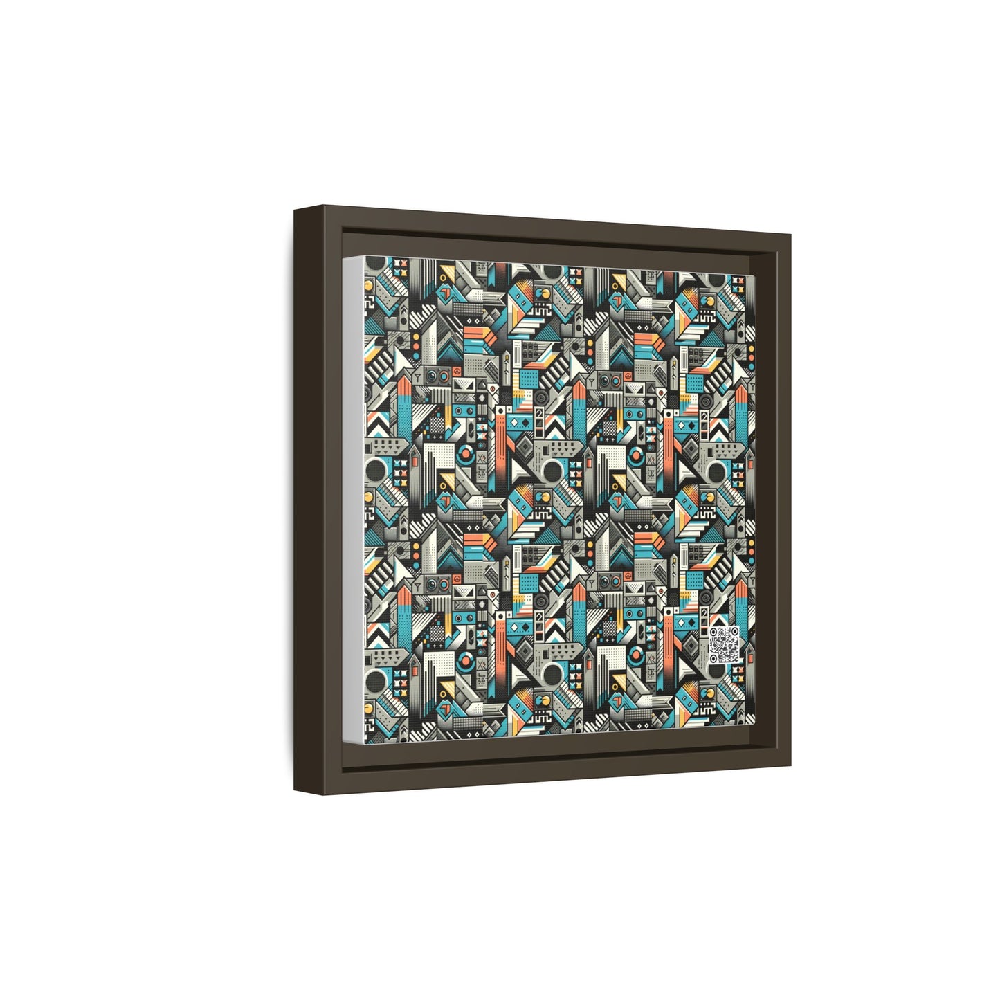 Digital Street Art Urban Street Style Matte Canvas, Framed (multi-color) - 8404 Design-81 B