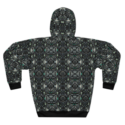 Tech Noir Tech-Forward Minimalism Pullover Hoodie - 8404 Design-52