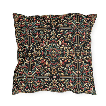 Streetwear Renaissance Artistic Clash of Old and New Outdoor Pillow - 8404 Design-46