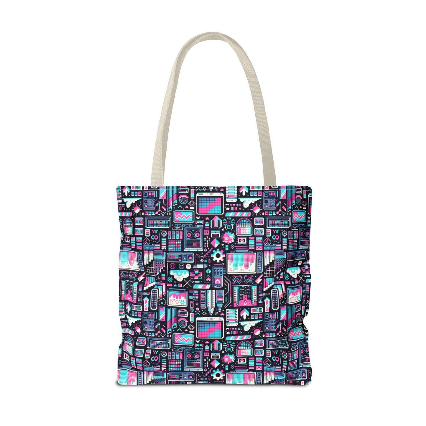 Digital Rebellion Youthful Streetwear with a Rebellious Digital Twist Tote Bag - 8404 Design-71