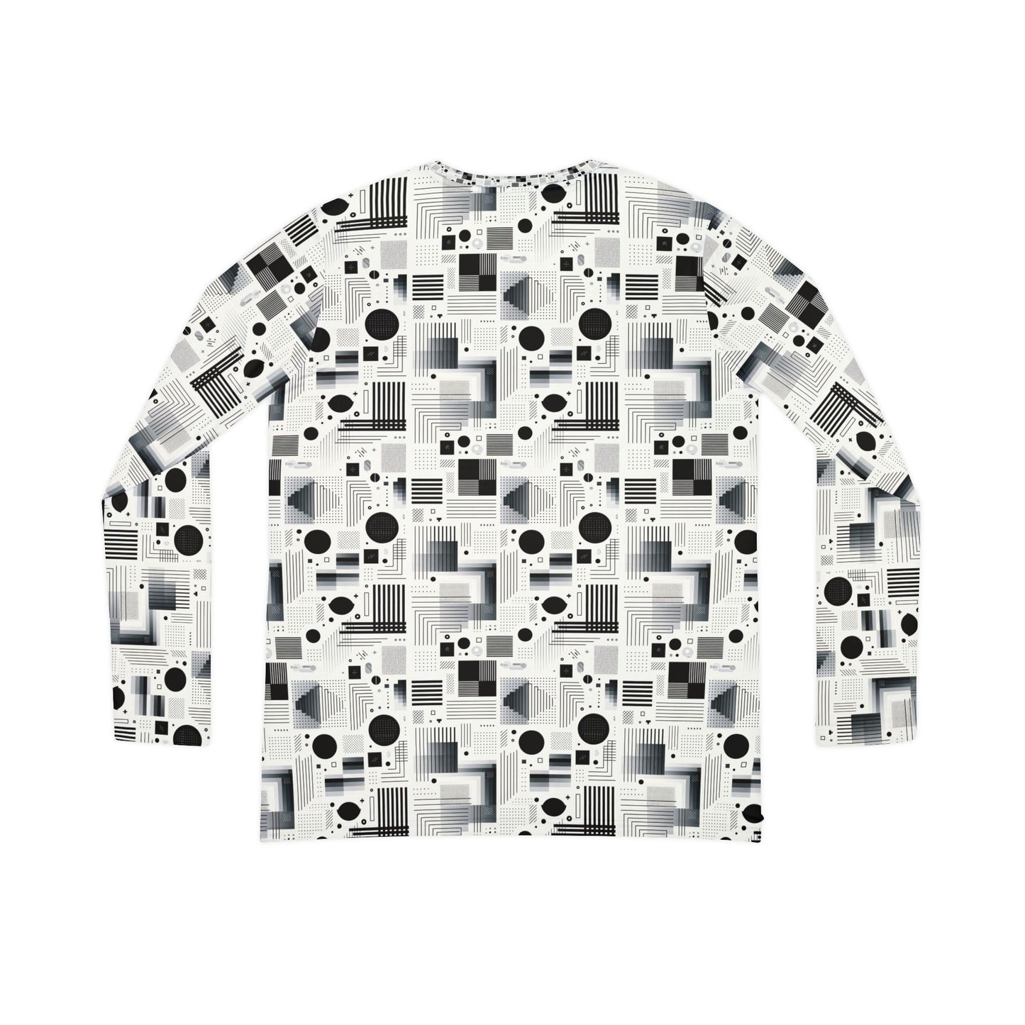 Digital Minimalism Minimalist Tech Women's Long Sleeve V-Neck Shirt - 8404 Design-60