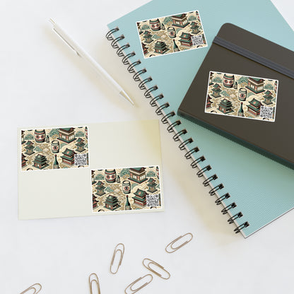 Cultural Artisanal Fusion Contemporary Cultural Elegance Sticker Sheets - 8404 Design-68