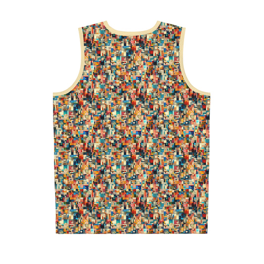 Digital Artistic Expression Artistic Streetwear Basketball Jersey - 8404 Design-46
