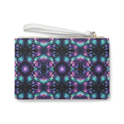 Iridescent Dream Futuristic Tech Clutch Bag - 8404 Design-60