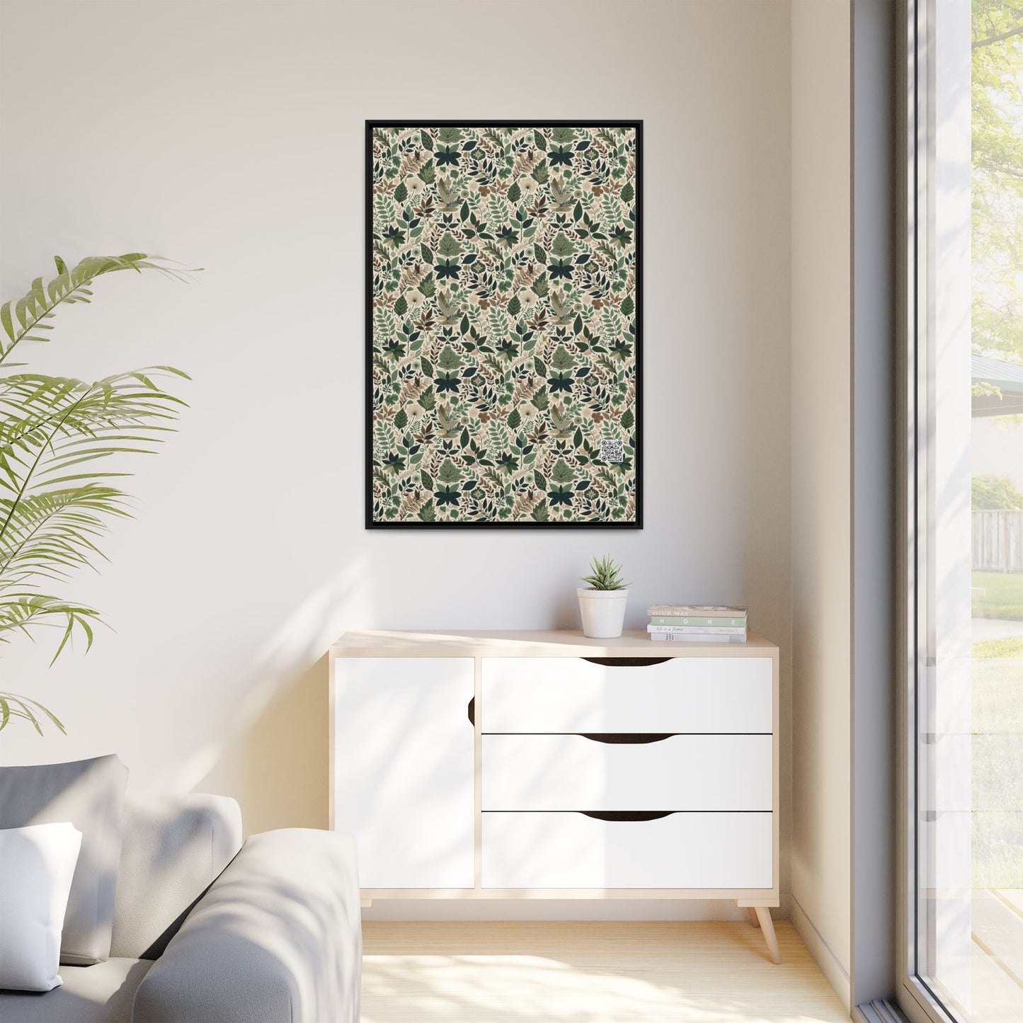 Streetwear Sustainability Environmentally Conscious Streetwear with a Natural Aesthetic Matte Canvas, Framed (multi-color) - 8404 Design-57 A